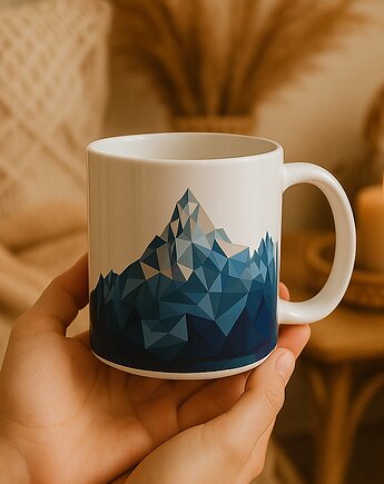 Kubek z górami DUŻY 440 ml, Life fetish