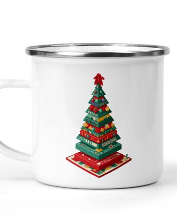 Świąteczny kubek metalowy gry planszówki, Kreatywny Warsztat