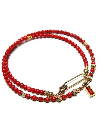Koral red vol. 8 /18.07.25/ choker - Szlachetna kolekcja, KiKa pracownia