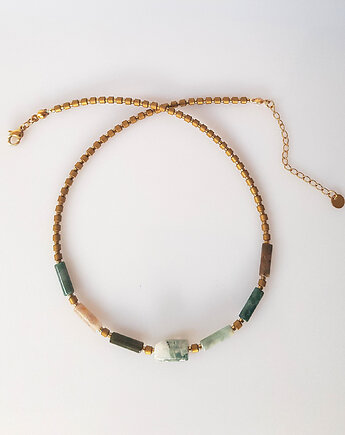 Naszyjnik Simple z Agatem Indyjskim, Mitsu