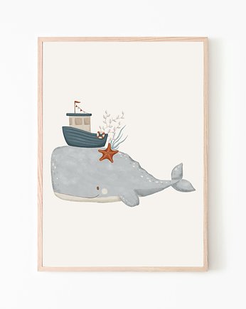 PLAKAT, OBRAZEK Morskie przygody nr.10, Dekoracjan