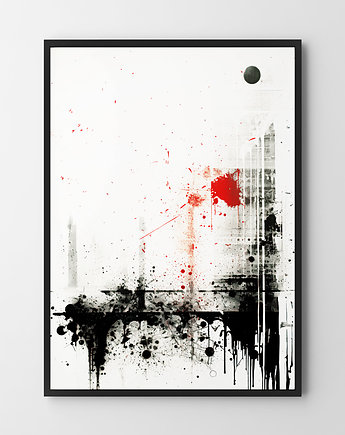 Plakat minimalistyczna abstrakcja, HOG STUDIO