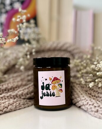 Zabawna świeca sojowa z przekleństwem - ja j*bie, GG STORE