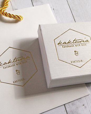 ZESTAW pudełeczko + torebka KAKTUSIA, kaktusia