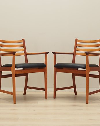 Krzesło tekowe, duński design, lata 70, produkcja: Dania, Przetwory design