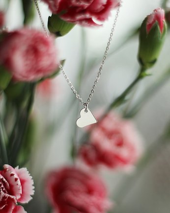 Tiny Heart Necklace in Silver, OKAZJE - Prezent na Walentynki