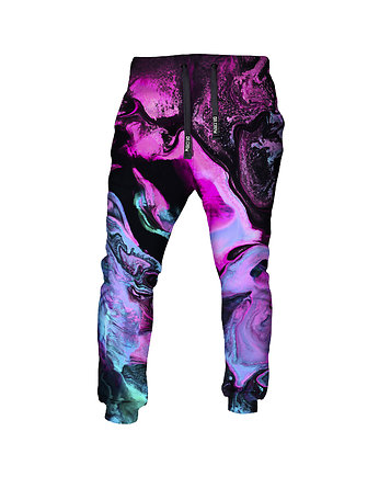 DR.CROW Spodnie Fullprint Neon Marble, DrCrow