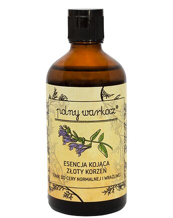 Esencja Kojąca Złoty Korzeń - Tonik do Cery Normalnej i Wrażliwej, Polny Warkocz