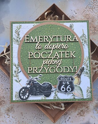 Kartka z okazji przejścia na emeryturę (pudełko)