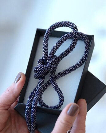 Długi Naszyjnik ze Szklanych Koralików, Be So