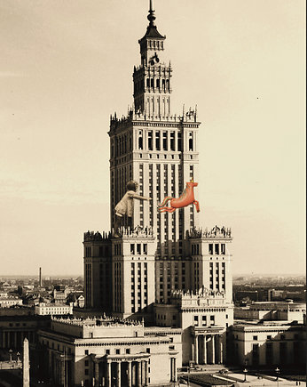 Follow- Kolaż - plakat - wydruk, Magda Rzeźniczak