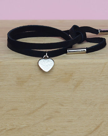 Mini black/colour silver heart love, OSOBY - Prezent dla przyjaciółki
