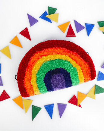 Torebka tuftingowa 'RAINBOW", Dzika Laba