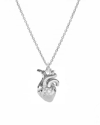 Naszyjnik męski ANATOMICZNE SERCE- srebro, ISSI Jewelry