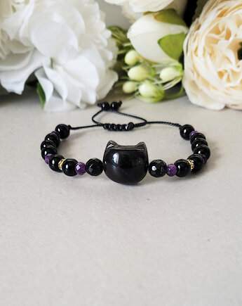 SZCZĘŚCIE i ochrona z czarnym kotem, Seylla pracownia