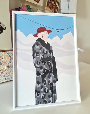 Burgundowe Rysunki sklep