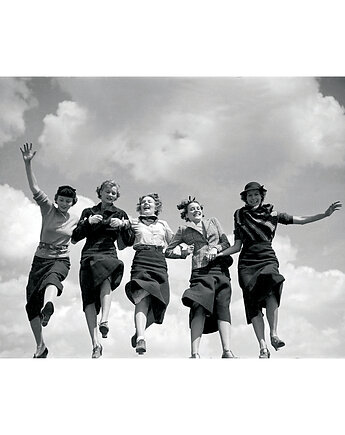 Kartka Premium - Toni Frissell "Skaczące Kobiety", Galeria LueLue