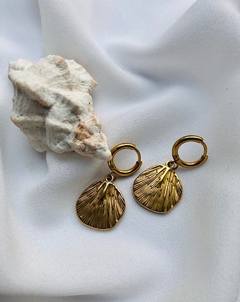 Kolczyki ze stali chirurgicznej Muszle, MaLa Jewellery
