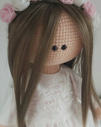 Lalka pamiątka 1 komunii dla dziewczynki, Handmade z miłości 