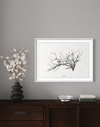 Modrzew, print 50x70 cm, Margo Hupert