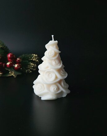 Świeca sojowa Choinka Różany Bukiet, nejmi art