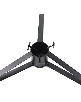 Stojak Choinkowy Metalowy Pod Choinkę fi9.5cm czarny LOFT, JAKPOLDESIGN