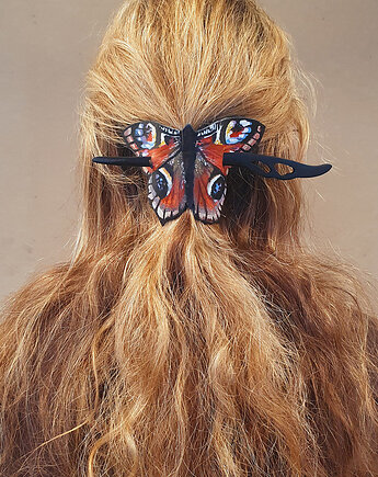 Skórzana spinka  Rusałka Pawik, martuch