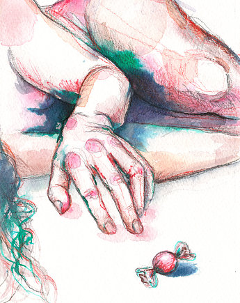 Cukiereczek, 61x91 cm, JUST ILUST Justyna Małczak