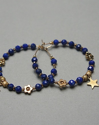 Alloys Collection Wianki Lapis lazuli vol. 2 - kolczyki, KiKa pracownia