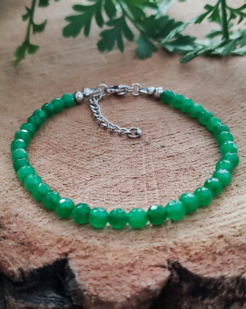 Bransoletka z zielonym jadeitem, REVEAL