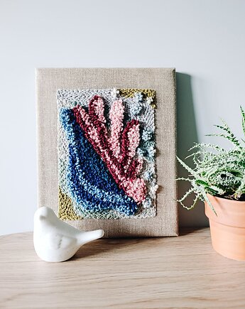 Obrazek punch needle "Miniatura morska" OD RĘKI, Dwa Sploty