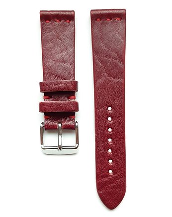 Pasek do zegarka  rozm: 20 mm burgundowy, Lamato