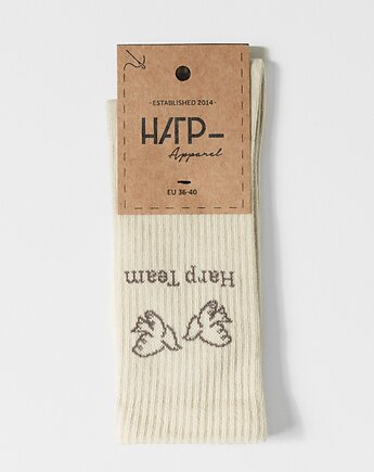 Skarpetki DOVES beżowe, HARP TEAM