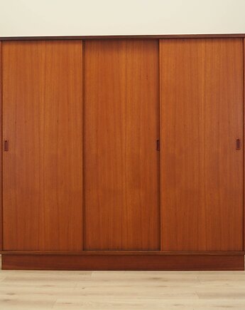 Szafa tekowa, duński design, lata 60, produkcja: Dania, Przetwory design