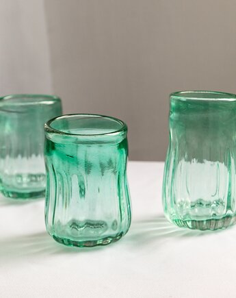 Szklanka "Optyk" szafirowa, Pietkiewicz Design