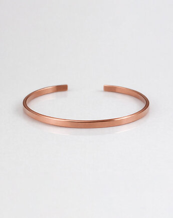 Gładka - miedziana bransoletka - różne rozmiary, Caltha