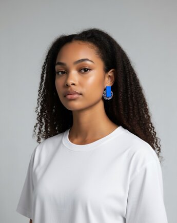 Kolczyki Blue Pan, Hellaclay