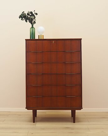 Komoda tekowa, duński design, lata 70, produkcja: Dania, Przetwory design