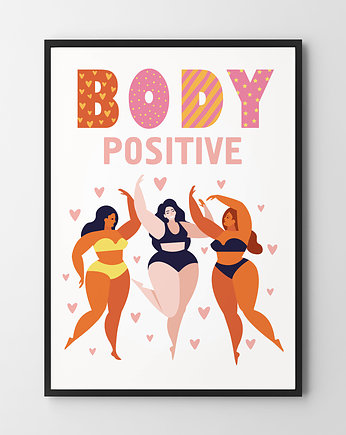 Plakat Body positive  , HOG STUDIO