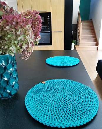 Komplet podkładek Magnolia 2szt. szmaragdowe, Lana Design