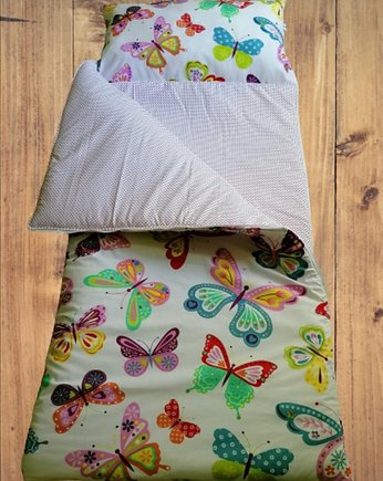 Śpiworek do spania  kolorowe motyle, OKAZJE - Prezent na Roczek