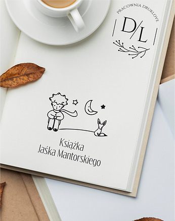 Stempel Ex Libris Exlibris personalizowany Mały Książe, DrukLove