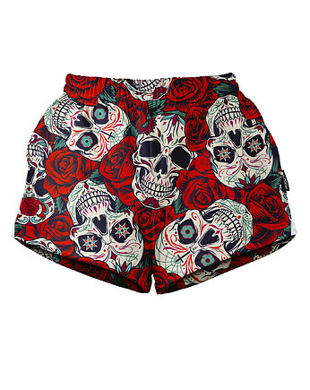 Shorty Spodenki Damskie DR.CROW Skull Tatoo, DrCrow