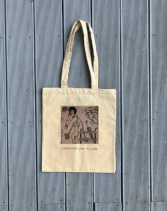 Torba bawełniana Vintage "Caminando por la calle", Deep Down Duet