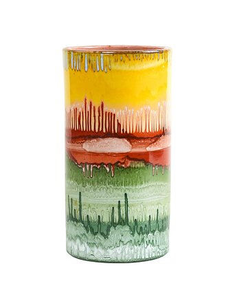 Wazon cylindryczny, duński design, lata 70, produkcja: Dania, Przetwory design