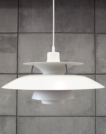 Lampa wisząca, duński design, lata 70, producent: Louis Poulsen, Przetwory design