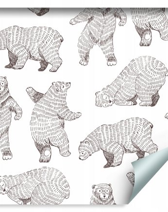 Tapeta Zabawne Niedźwiadki 53cm x 10m PZ, Bajkowe Wnetrza