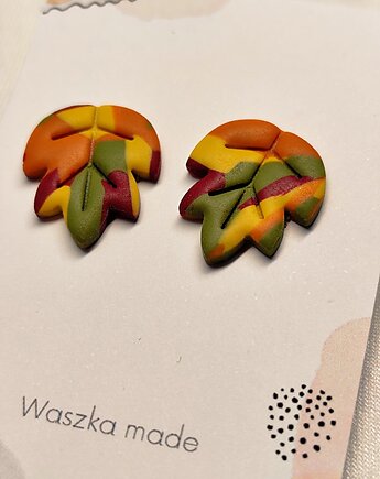 Kolczyki jesienne liście, Waszkamade