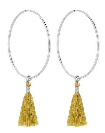 Duże srebrne kolczyki z chwostami, SOTHO