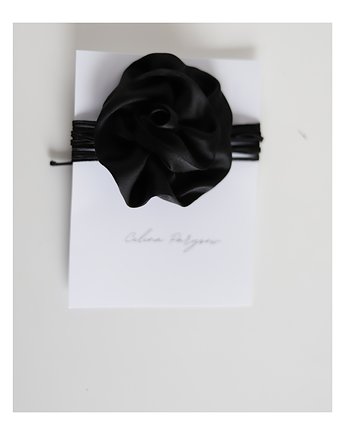 Czarny choker z jedwabiu, Celina Parysów